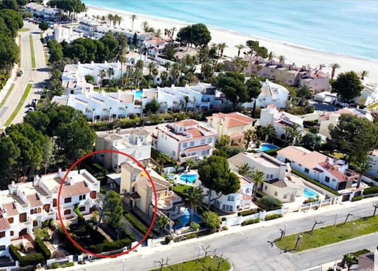 Chalet A 100M De La Playa De Cristal, Pino Alto Villa Hospitalet De L'Infant Bagian luar foto